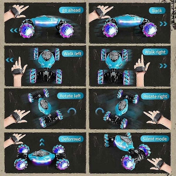 [LLC]RC Stuntbil med Gestusstyring og 360° Rotation Rose