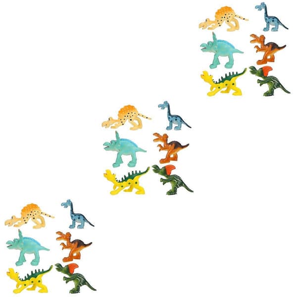 [LLC] Plast dinosaurmodel legetøj pædagogisk sæt med 18 stk. til børns læring