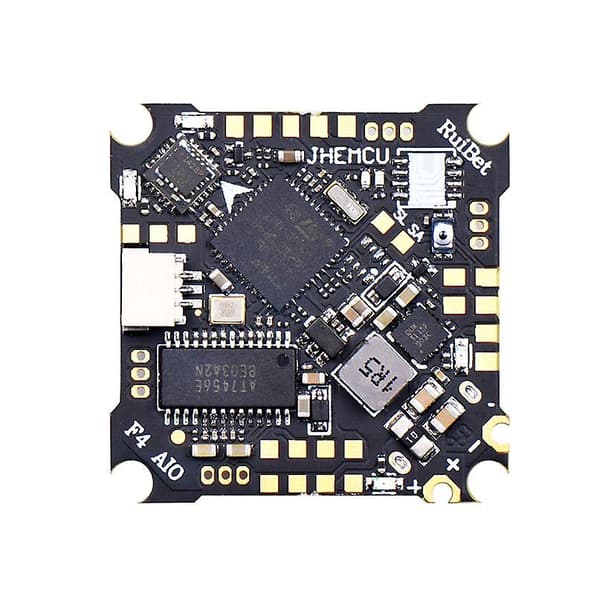 [LLC]Jhemcu Ruibet F4aio 12a Ecs Aio Flyvecontroller Osd 5v Bec 1-2s 25.5.5x25.5x3mm Til Fpv Tinywhoop Cinewhoop Drone