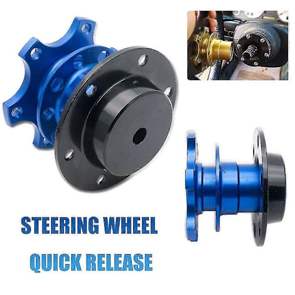 [LLC]Universal Quick Release Adapter Snap Off Rat til racerbil blue