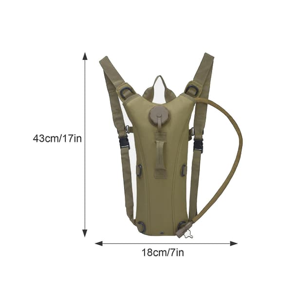 [LLC]Th Hydration Pack Eva Stor 900d Oxford Lettvekts Tur Vannpose Khaki