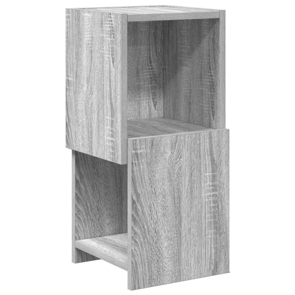 [LLC] Corner Cabinet Grey Sonoma 25.5x25x55cm Engineered Wood 500
