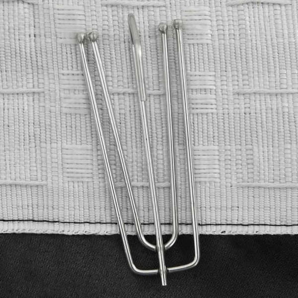 [LLC]vidaXL Blackout Curtains with Hooks 2 pcs Anthracite 140x245 cm Antracit silver