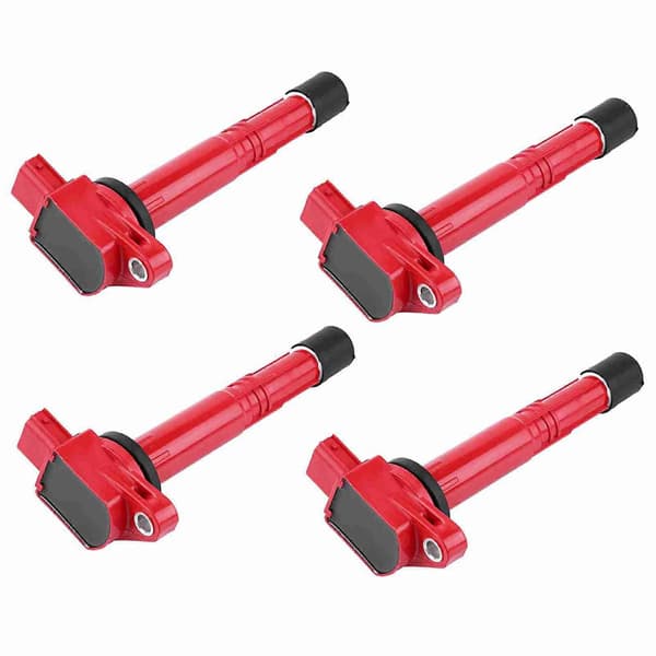 [LLC]4st Element Bil Tändspole Passar till Honda Accord Civic RSX CSX Bildelar UF311 (Röd)