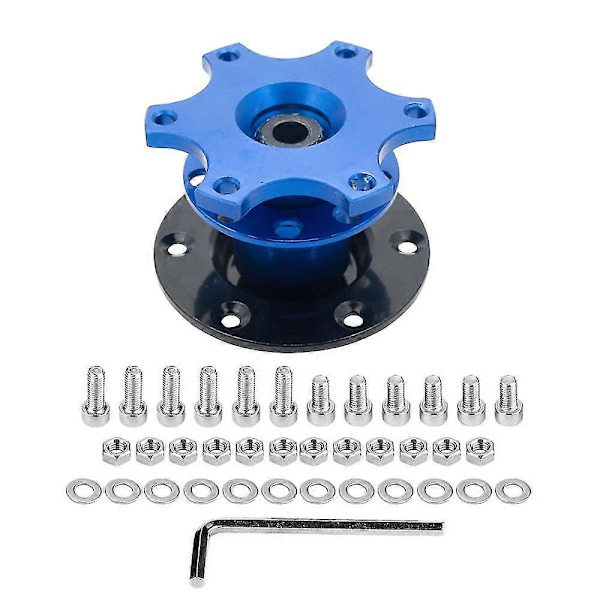 [LLC]Universal Quick Release Adapter Snap Off Rat til racerbil blue