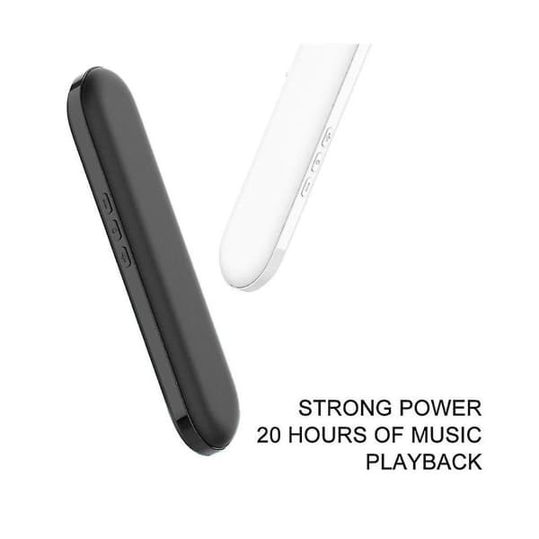 [LLC] Benledning Musiklåda Bärbar Barn Mp3 Trådlös Bluetooth 5.0 Stereo Bas Högtalare Under Kudden
