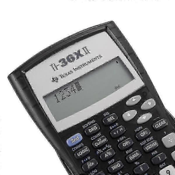Texas Instruments Student Science Funksjonskalkulator Kalkuluskalkulator To Linjers Display