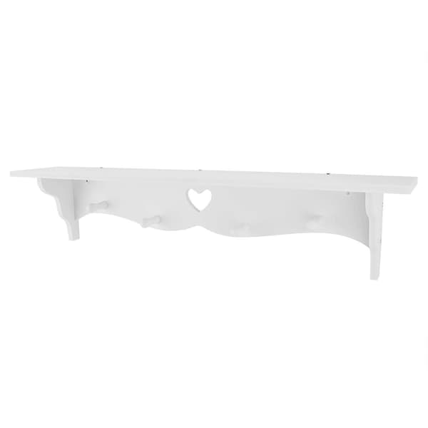 [LLC] White Carved Wall Hanging Hollow Wall Shelf Wall Decoration Hanger Hook