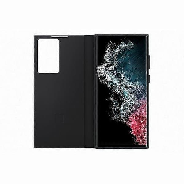 [LLC] Officielt Galaxy S22 Ultra 5G Clear View Cover - Sort