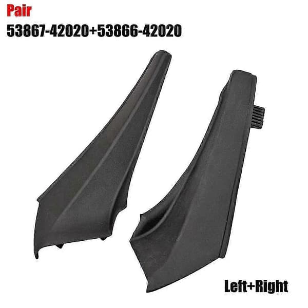 [LLC] Frontrute Hjørnedeflektor Vindusvisker Side Deksel, Plastmateriale, Egnet for 53866-0R040, 2013-2018 Bildeler
