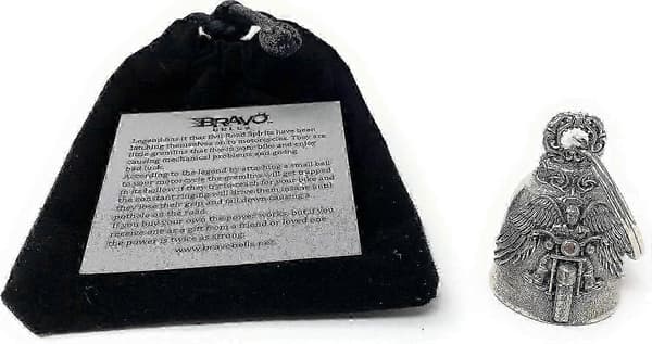 [LLC]2025 - Motorcycle Angel Biker Bell Accessory or Keychain for Road Trip --Good