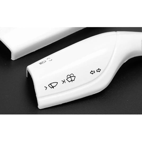 [LLC] Thcs bilvisker rattspak dekorhjul kompatibel med Tesla Model 3 hvit