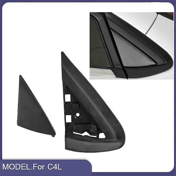[LLC]Window Triangle Plate Side Mirror Corner Triangle Garnish Protection Panel For C4 C4l 20