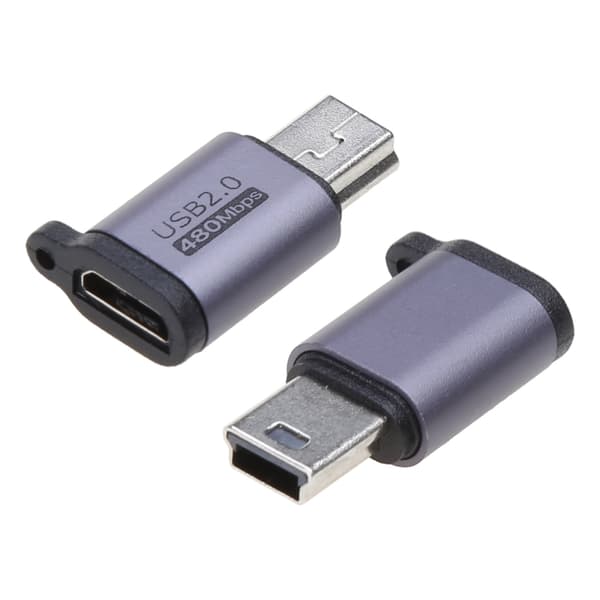 [LLC] Micro USB til TypeC Mini USB-omformerstøtte for lading og datasynkronisering 480 Mb