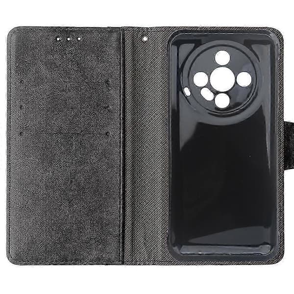 [LLC]Thefone Armor X31 Pro 5G Telefonfodral PU Läder Flip Plånboksfodral med Stativ Black