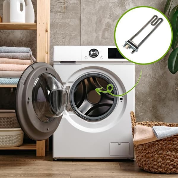 [LLC] Värmeelement 2000w + sensor 52x0554 as6006073 - tvättmaskin