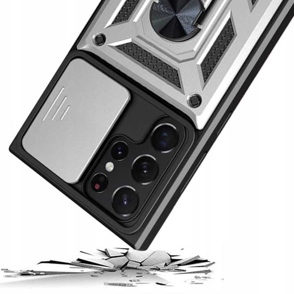 [LLC]Spacecase deksel til Samsung Galaxy S22 Ultra Sølv