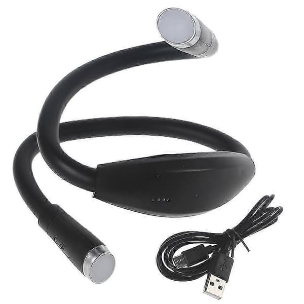 [LLC] LED-halsleselys, fleksibelt justerbart boklys for camping, løping, reparasjon