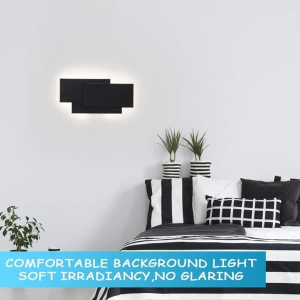 [LLC] Powerful LED Wall Lamp 12W Cool White 4000K, Modern Lighting for Hall & Bedroom, Wall Mounted