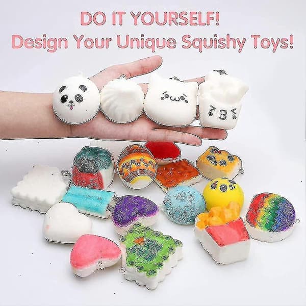 [LLC] Tilfeldig 10 stk DIY Squeeze Leker Sakte Stigende Kremduftende Kawaii Simulering Medium