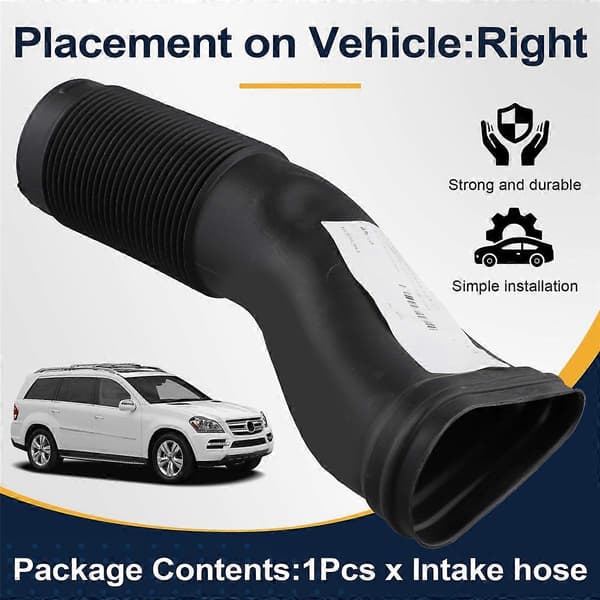 [LLC]A1645052061 Bildelar Höger Luftkonditioneringsrör för X164 Black