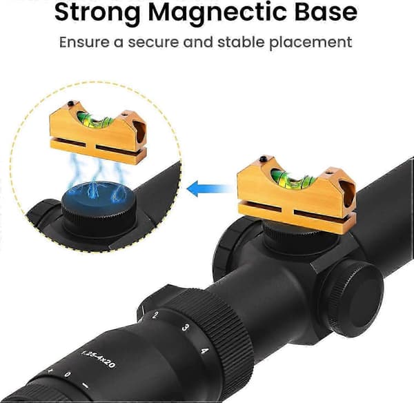 [LLC]Rifle Scope Leveling Kit, Professional Rifle Scope Leveling Universal Mounting Kit with Magnetic 2 Universal Bubble Levels