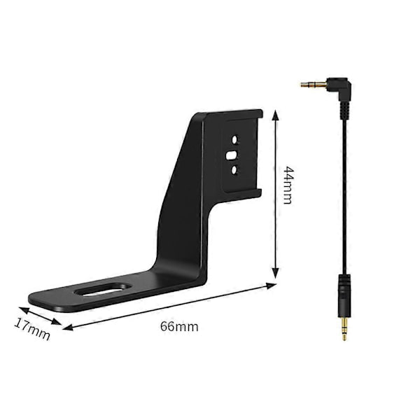 [LLC] Invisible Microphone Cold Shoe for Insta360 X4/for DJI Mic Mini Mic Adapter Camera Accessories