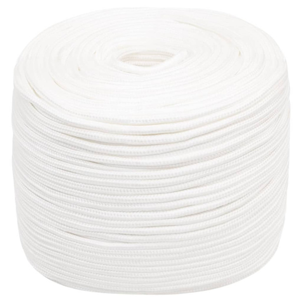 [LLC]Boat rope all white 6 mm 100 m polypropylene 500