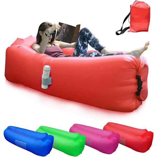 [LLC]Inflatable Hammock, Portable Foldable Inflatable Sofa with Infla