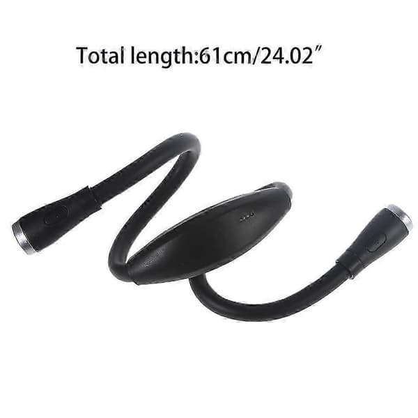 [LLC] LED-halsleselys, fleksibelt justerbart boklys for camping, løping, reparasjon
