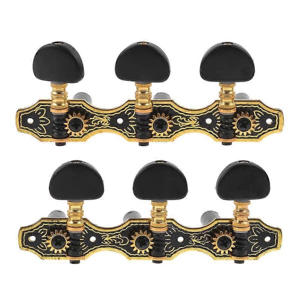 [LLC]Guitar Strengstemmestifter Stemmeskruer Stemmemaskiner Sort 3L3R