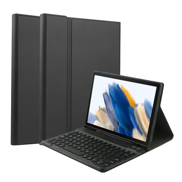 [LLC]Toimii Samsung Tab -tablettikotelon langattoman Bluetooth-näppäimistön kanssa, musta black Tab A8 X205/200