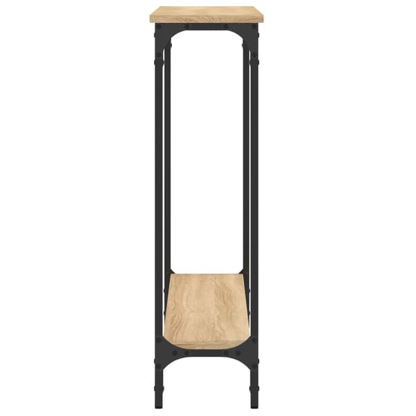 [LLC]vidaXL Console table sonoma oak 100x22.5x75 cm engineered wood Brun 8500