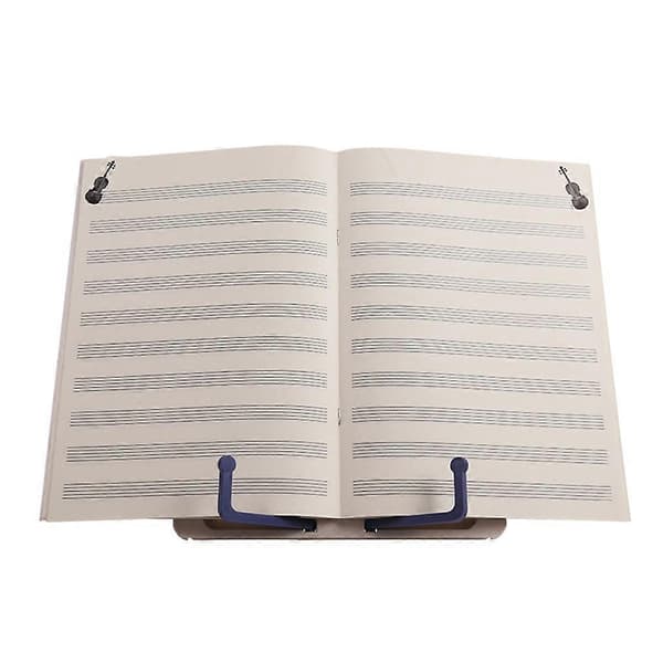 [LLC] Bokstativ for lesing i seng, lesebrett med sideklemmer for håndfri lesing, bærbart lesestativ White