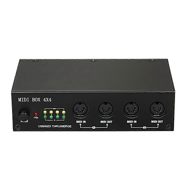 UM4x4 USB MIDI-interface 4 ind / 4 ud 64 MIDI-kanaler 4i/4o