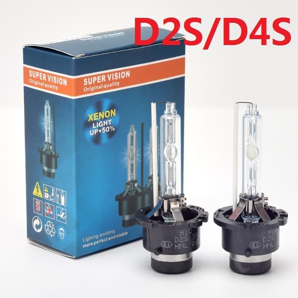 [LLC] 2 stk 6000k xenon D1S D3S bil 35w HID D2S D4S frontlyspærer for 12v auto 4300k 8000k 6000K Cold White D2S
