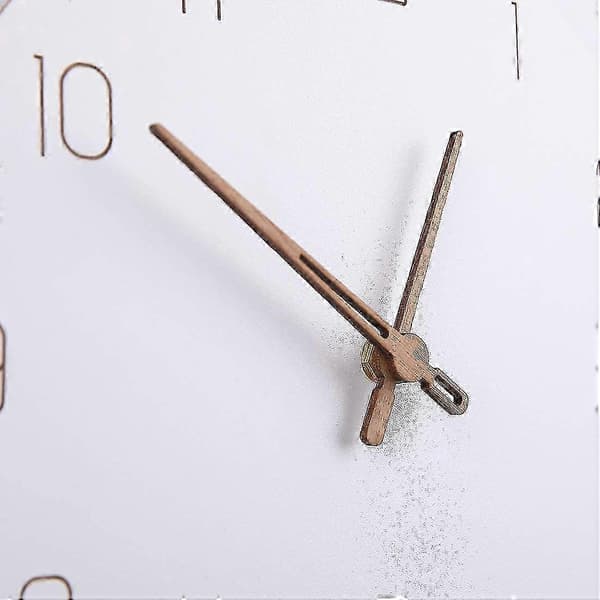 Tyst nordisk minimalistisk väggklocka för heminredning och stilförbättring