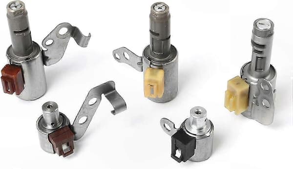 5 st transmissionssolenoid för U140E U241E växellådsbyteskomponenter passar RX300 RAV4 Highlander Camry 3529021010