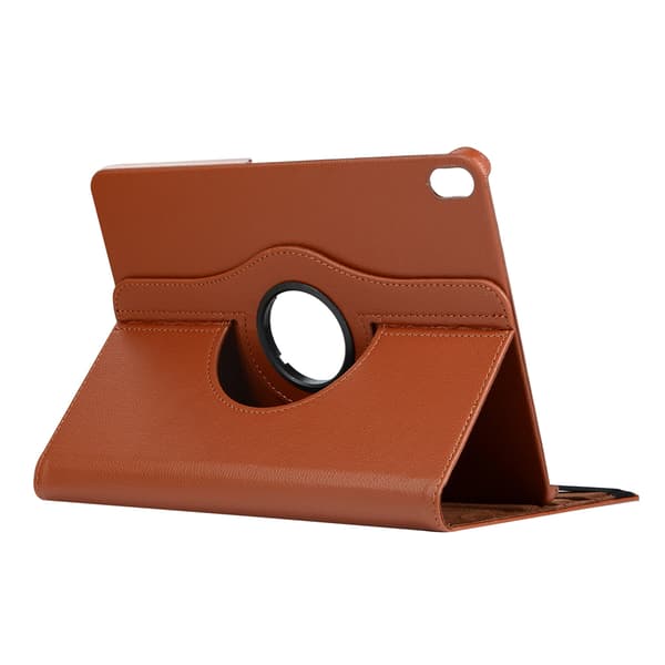 [LLC] iPad Air 5/4 2022/2020 10.9-inch 360° Protective Case with Screen Protector - Brown Brun Ipad Air 4\/5 2020\/2022