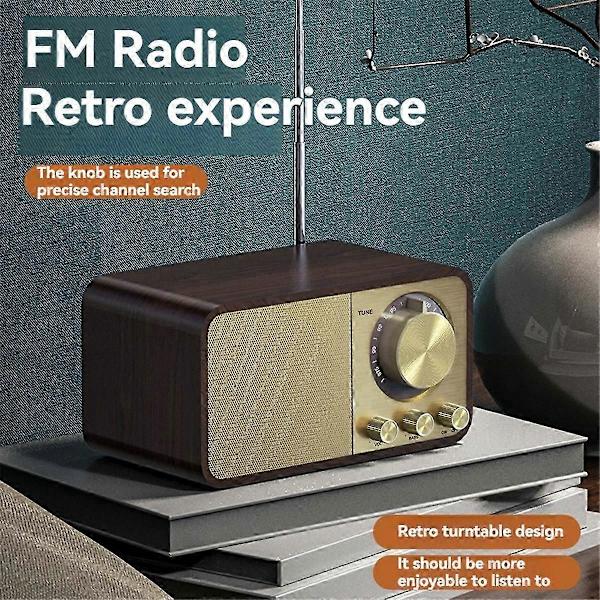 [LLC]FM radio with reception, Bluetooth transistor radio with 5W speaker