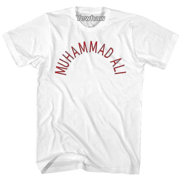 [LLC] Muhammad Ali T-shirt Klassisk Bue Tekst Muhammad Ali Skjorte S