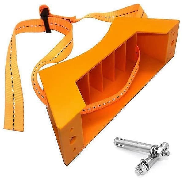 [LLC] Bordsställ för propantankhållare, 2 st väggmonterade fästen, hållbart ABS gascylinderfäste Orange