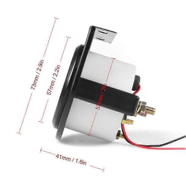 [LLC]2iN 12V Bil Vandtemperatur Temp Måler 40-120 Universal Modificerede Dele Udgave 0621