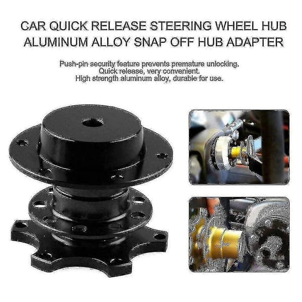 [LLC]Universal Quick Release Adapter Snap Off Ohjauspyörän napa Race GET IT_Gift Of G
