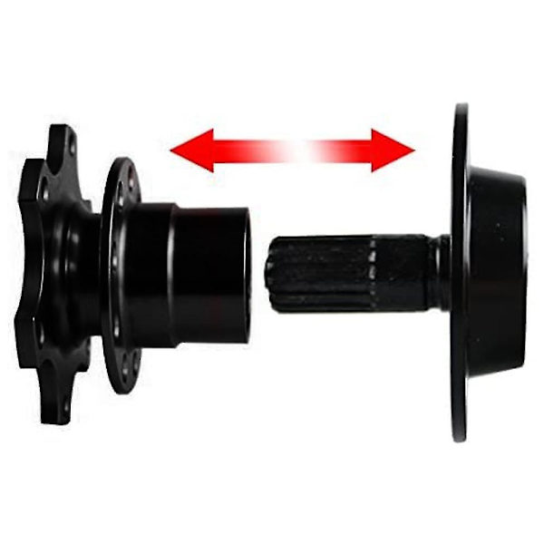 [LLC]Universal Quick Release Adapter Snap Off Rat til racerbil black