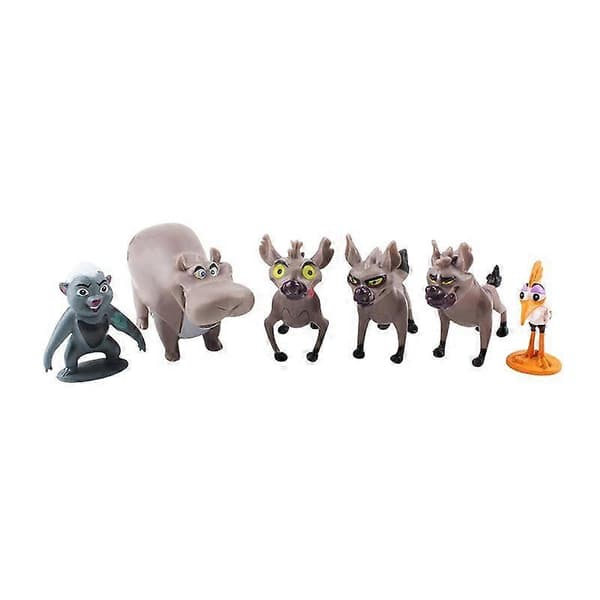 [LLC]12st Tecknad Lejonvakten Kung Kion Simba PVC Actionfigurer Bunga Beshte Fuli Ono Figurer Multicolor