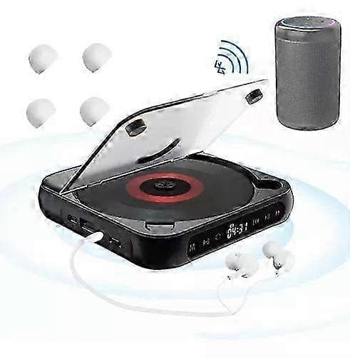 2025 Ny bärbar Bluetooth CD-spelare Black