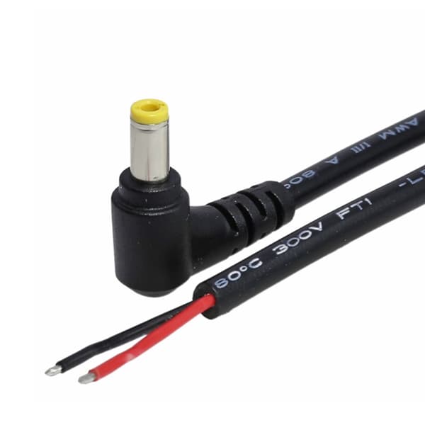 [LLC]DC strømkabel DC5525 5.5x2.5mm hanstik åben ende strømkabel til kamera