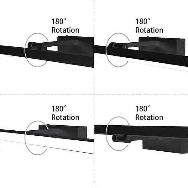 [LLC]Bathroom Mirror Light, 50 cm 12W, Warm White Light with 180° Rotation