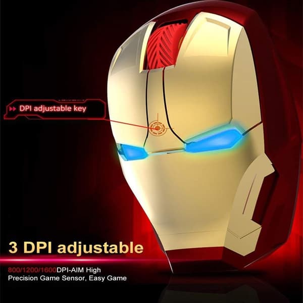 [LLC] Wireless Mouse 2.4G Full Size Wireless Optical Mouse 3 Adjustable DPI